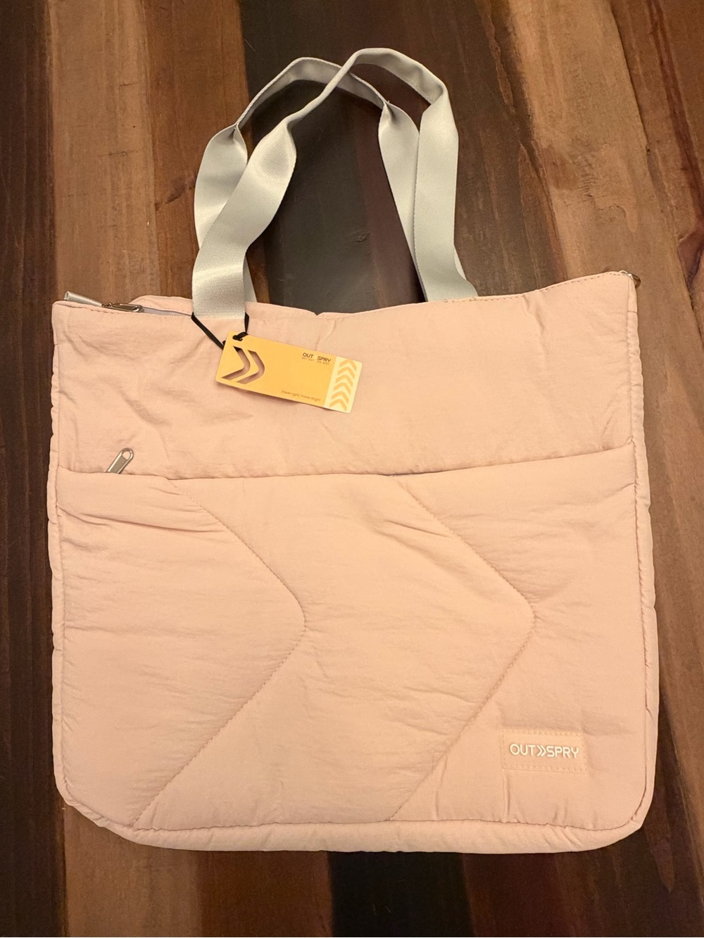 NWT Osprey Ultralight Stuff Tote Bag 18L - Light Pink Packable
